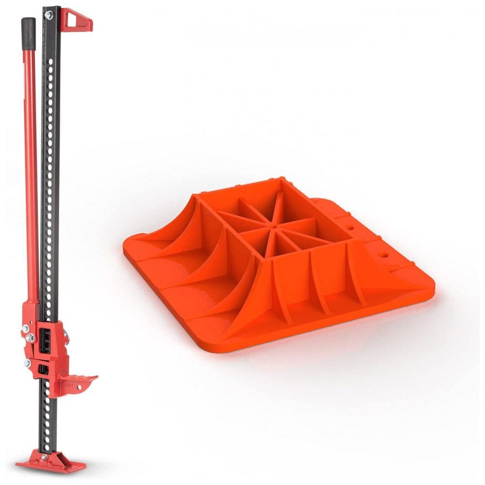 Macaco de Alta Elevação Offroad até 3 Ton com Jack Base Mate, Placa de Suporte para Pneu de Alta Elevação Offroad 4x4 Kit de Recuperação de