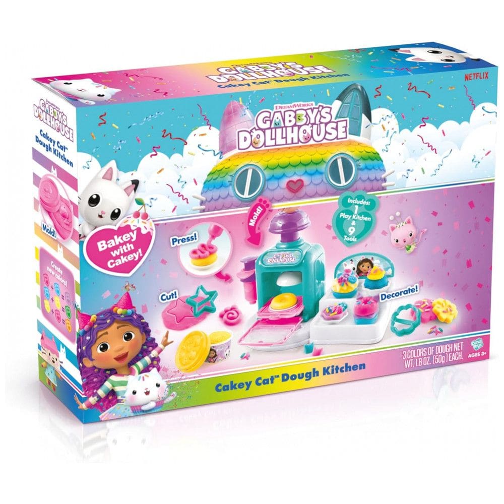 Cozinha de Massinha Gabbys Dollhouse Cakey Cat! Crie seus próprios doces incríveis com massinhas coloridas! Canal Toys