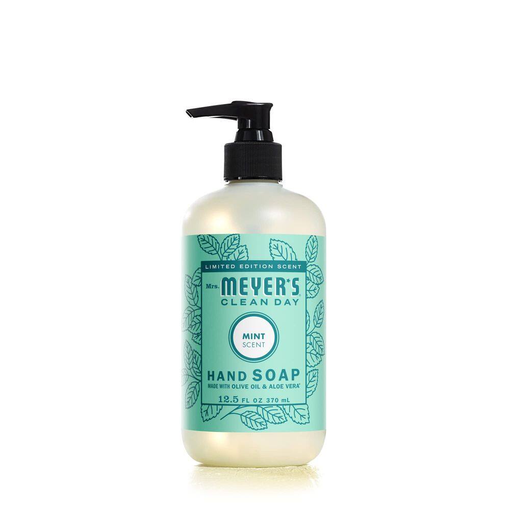 Sabonete para mãos MRS. MEYER`S CLEAN DAY Edição Limitada Menta 370mL