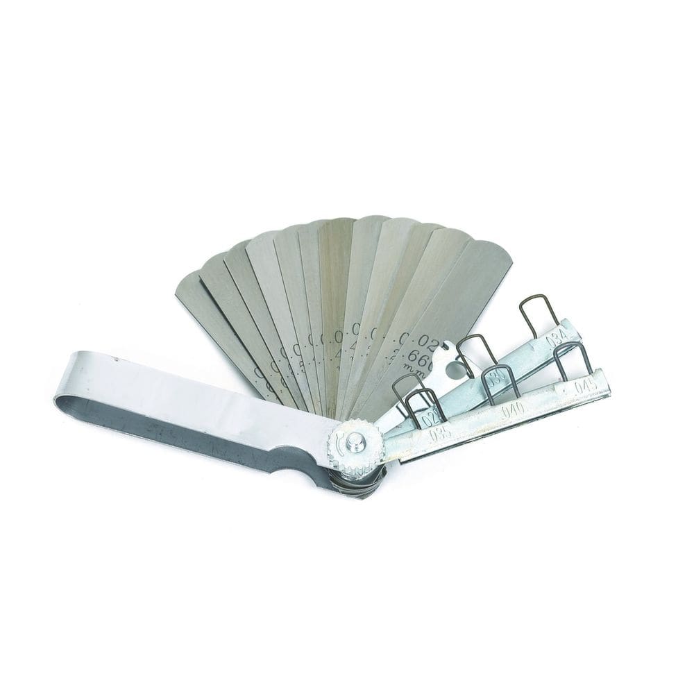 Conjunto de medidores de pressão GEARWRENCH com 12 lâminas e 6 fios Spark Plug Gap