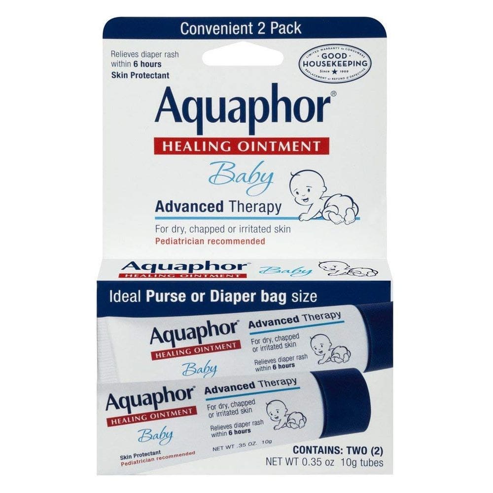 Pomada curativa Aquaphor Baby 10 ml (pacote com 2) para assaduras