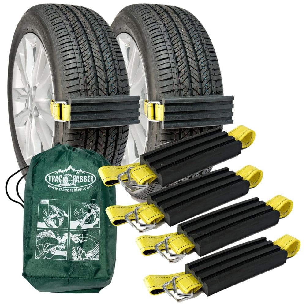 Corrente de Tração para Pneu Neve ou Lama, 4 Unidades, TRACGRABBER, Preto