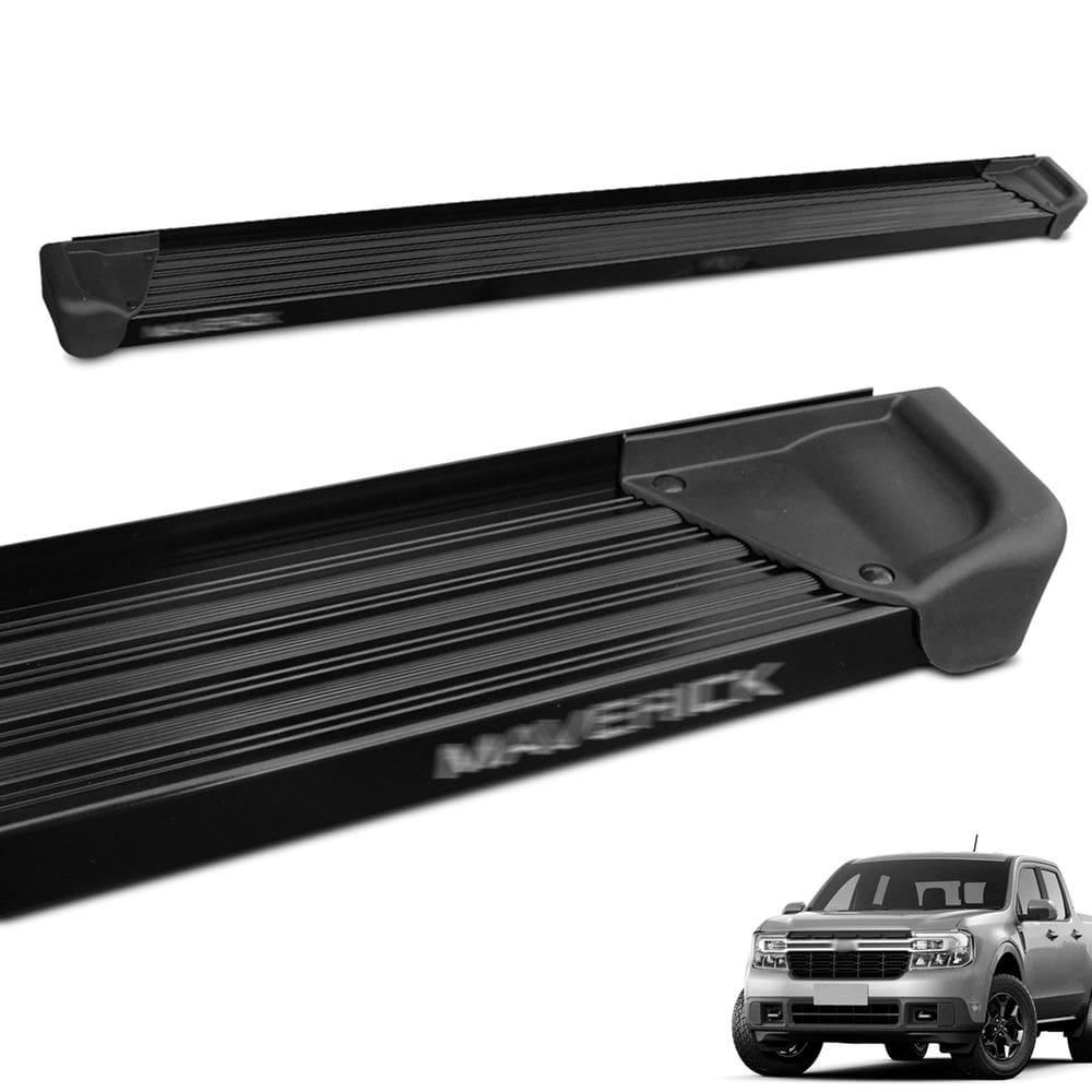 Estribo Lateral Maverick 2022 a 2025 Alumínio Preto A3