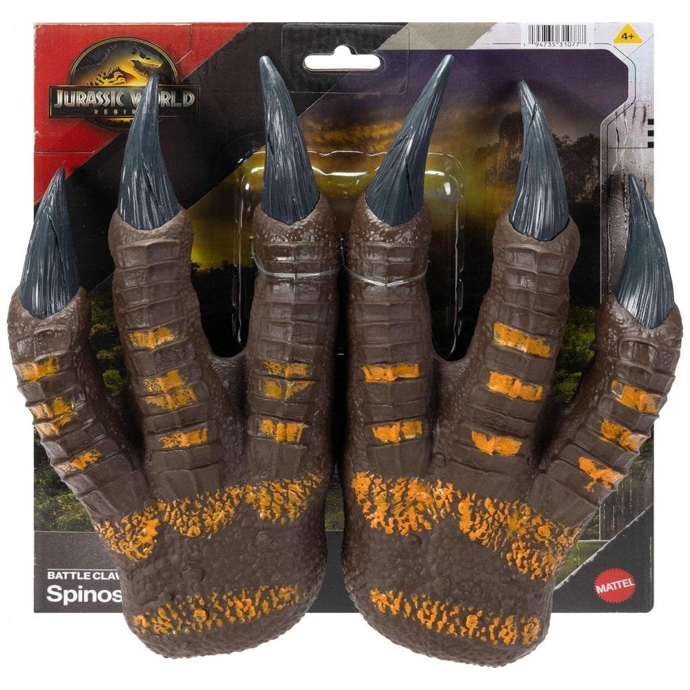 Mattel Jurassic World Garras de Batalha do Espinossauro, Acessório de Dinossauro de Plástico Macio para Brincadeira