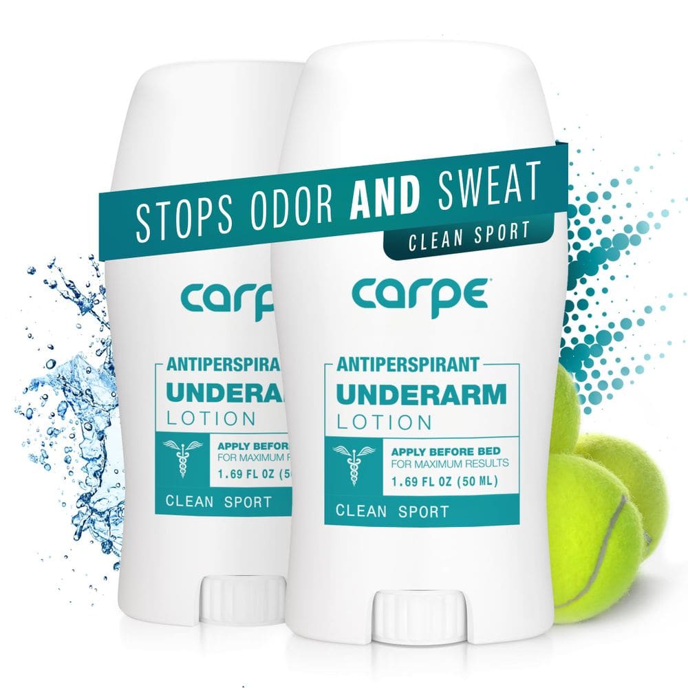 Desodorante Carpe Underarm Antitranspirant Sport, pacote com 2