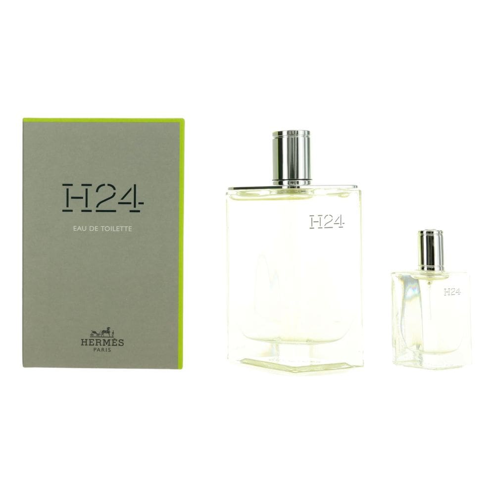 Conjunto de perfume de presente Hermes H24 para homens EDT 100mL + 12mL 2 peças