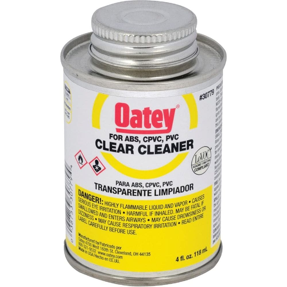 Limpador OATEY SCS Clear para ABS CPVC PVC 118 ml