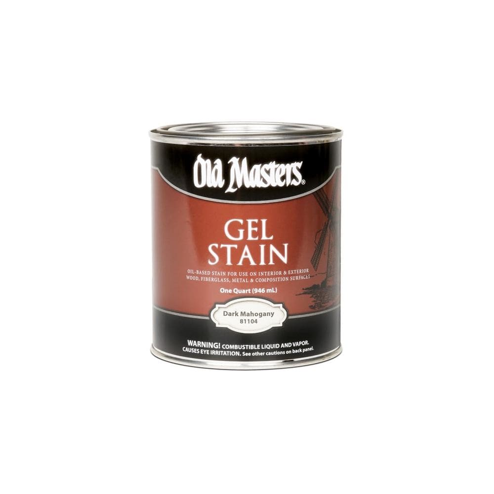 Old Masters Gel Wood Stain Dark Mahogany 946 ml