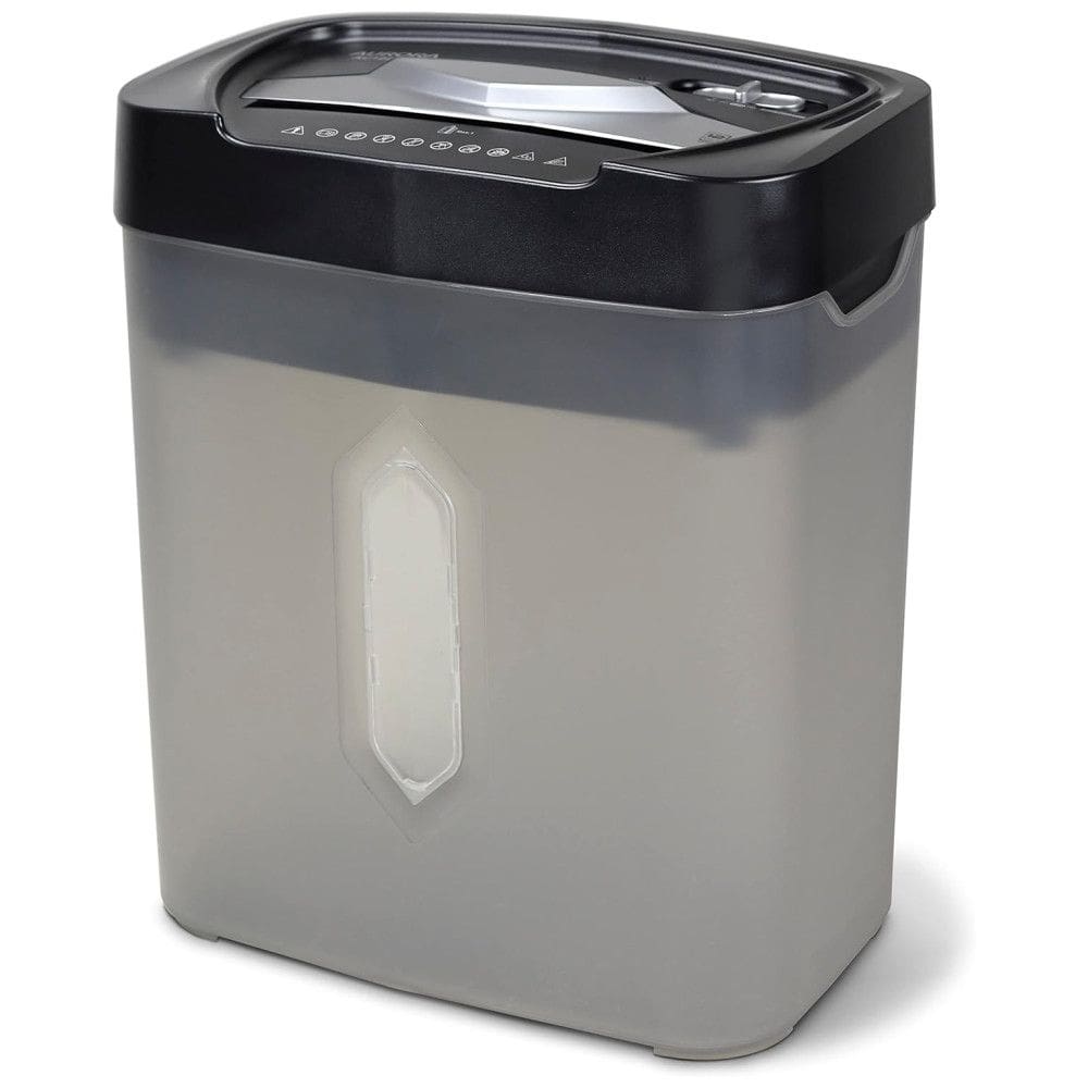 Triturador de Papel e Cartões, 12 Folhas por Vez, Corte em Transversal, 110V, Aurora AU1232XA, Cinza