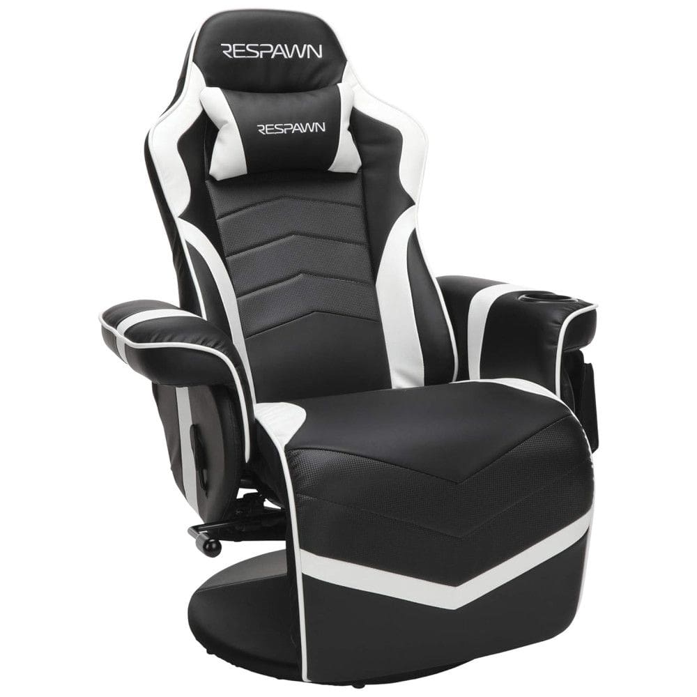 Cadeira de Escritório Gamer Giratória e Reclinável, Branca, RESPAWN RSP 900 WHT, Branco