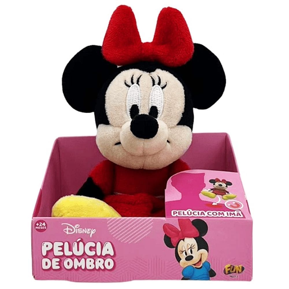 F0231-2 Disney Pelucia Minnie De Ombro 10Cm