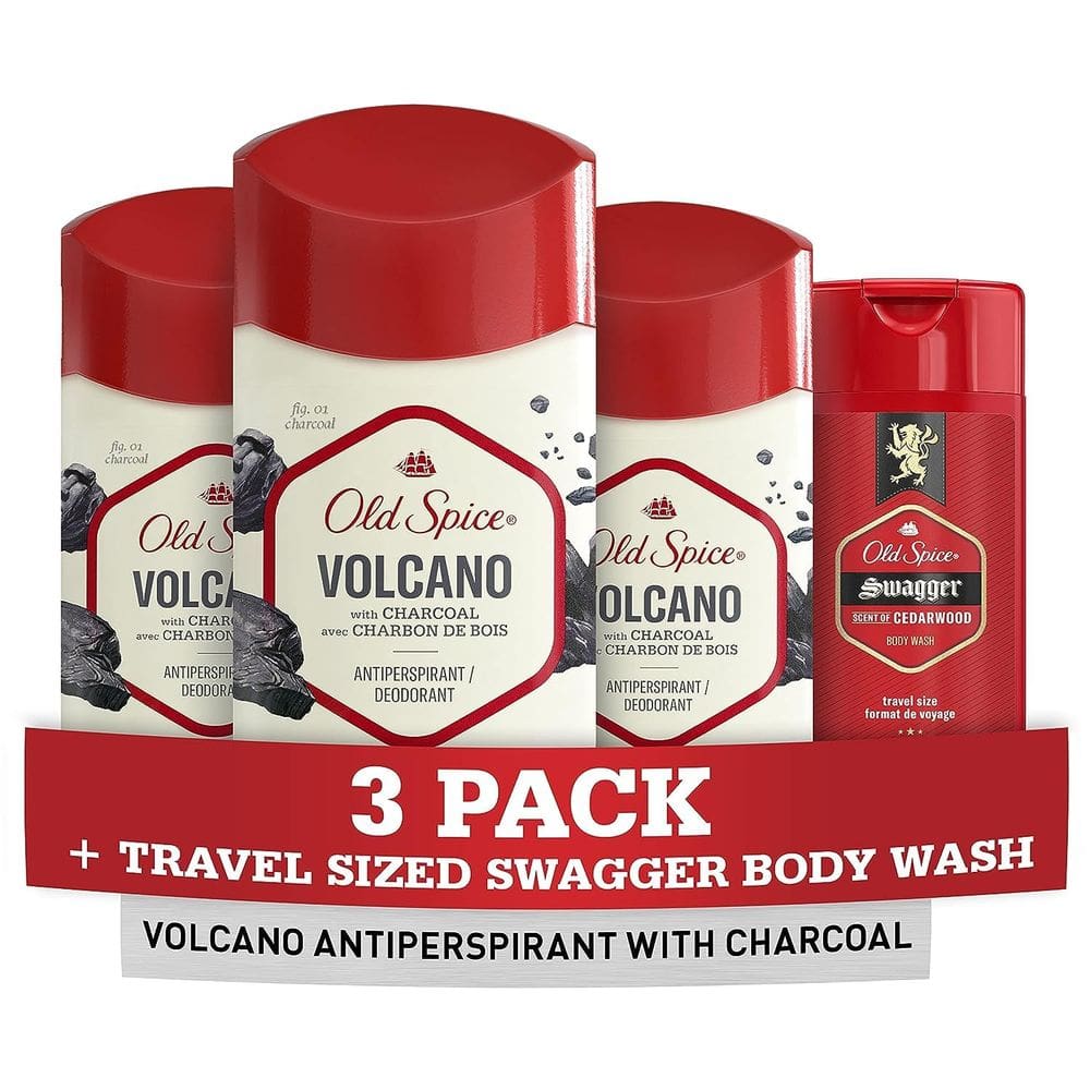 Antitranspirante e desodorante Old Spice Volcano com carvão vegetal 75mL