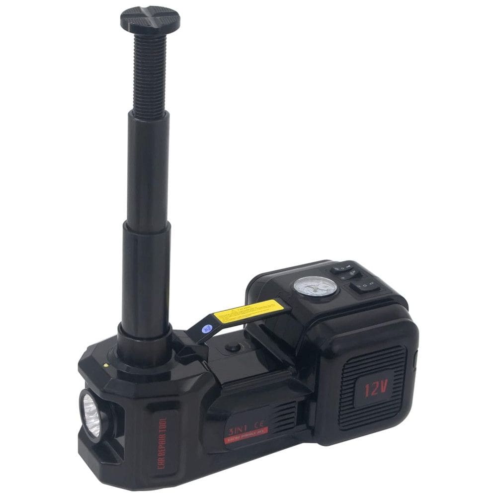 Macaco Elétrico Automotivo Hidráulico com Luz LED, Suporta até 5 Toneladas, NTHPOWER TT01 B, Preto