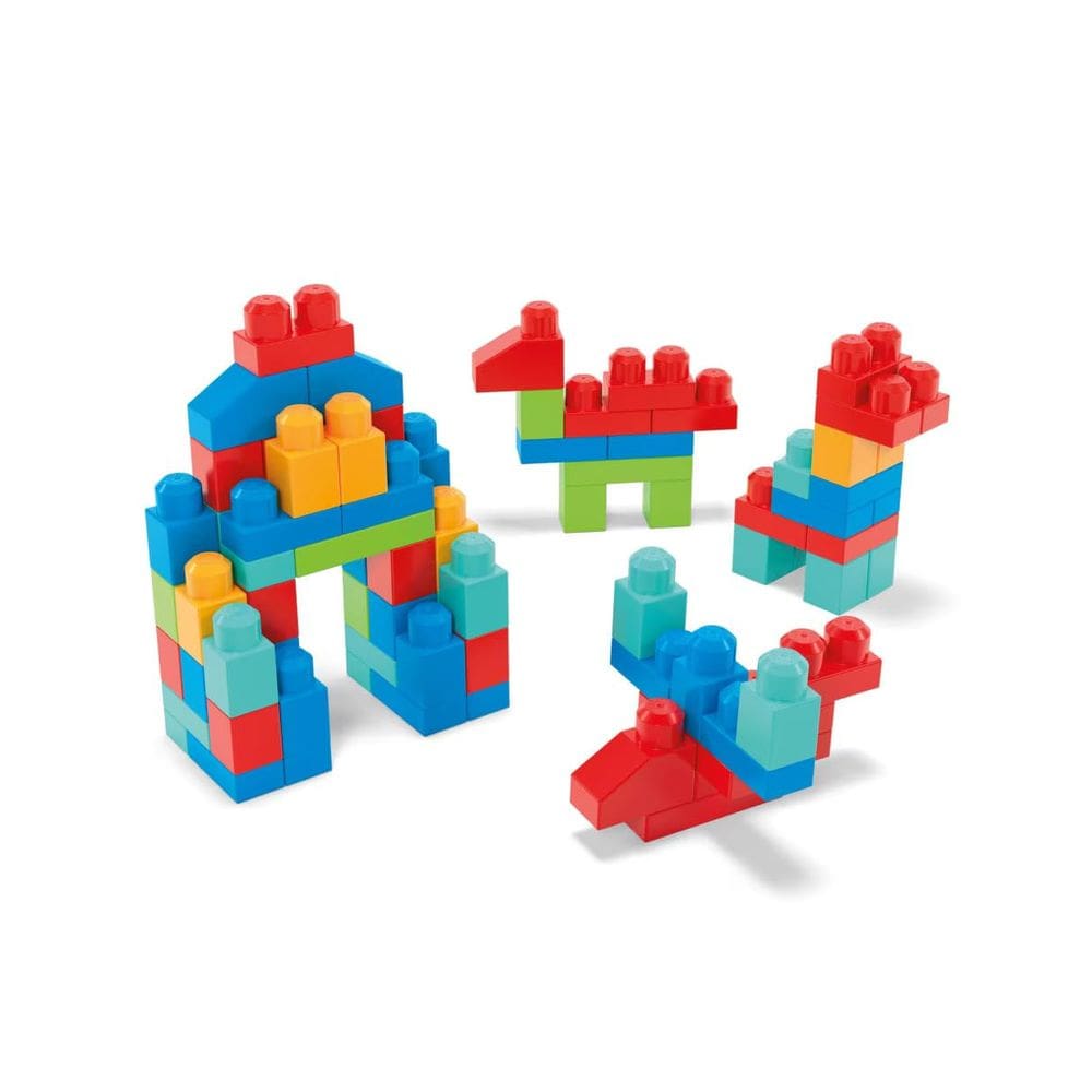 Blocos de construção de brinquedo Mega Bloks Big Box 100 unidades para crianças