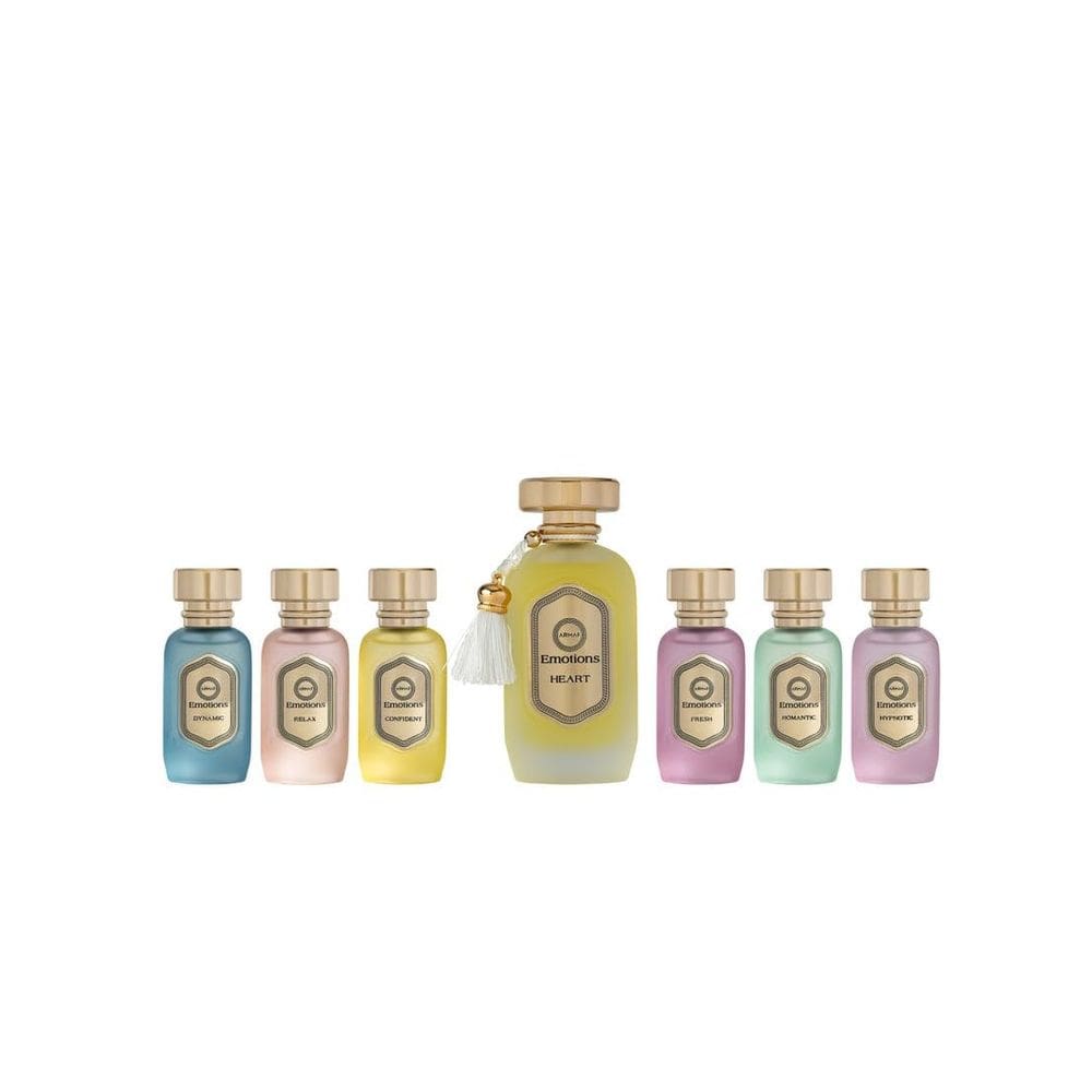 Conjunto de perfumes Armaf Emotions de 7 peças para mulheres