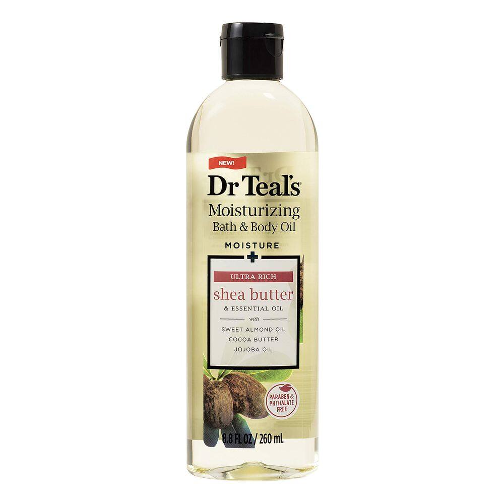 Óleo de Banho e Corpo Hidratante Dr. Teal`s com Manteiga de Karité 260mL