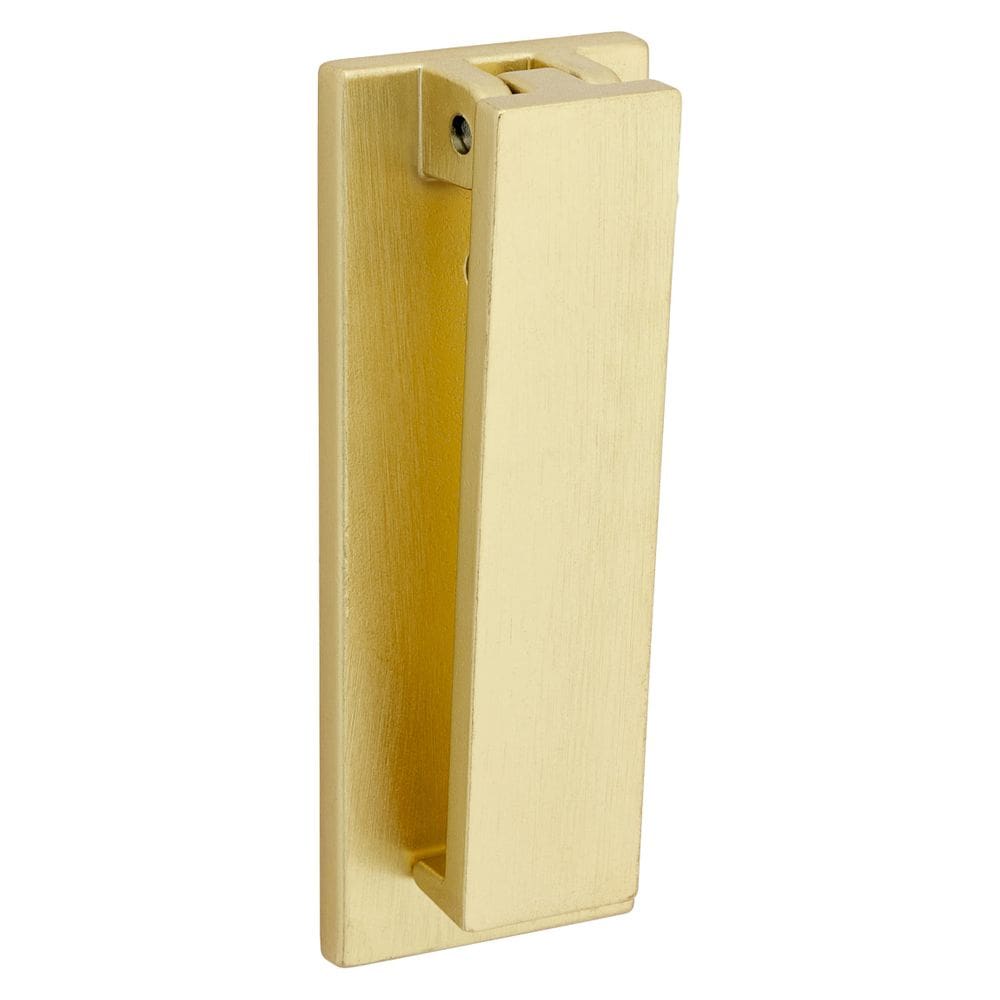 Toca Puerta National Hardware N336-705 12 cm Oro Cepillado