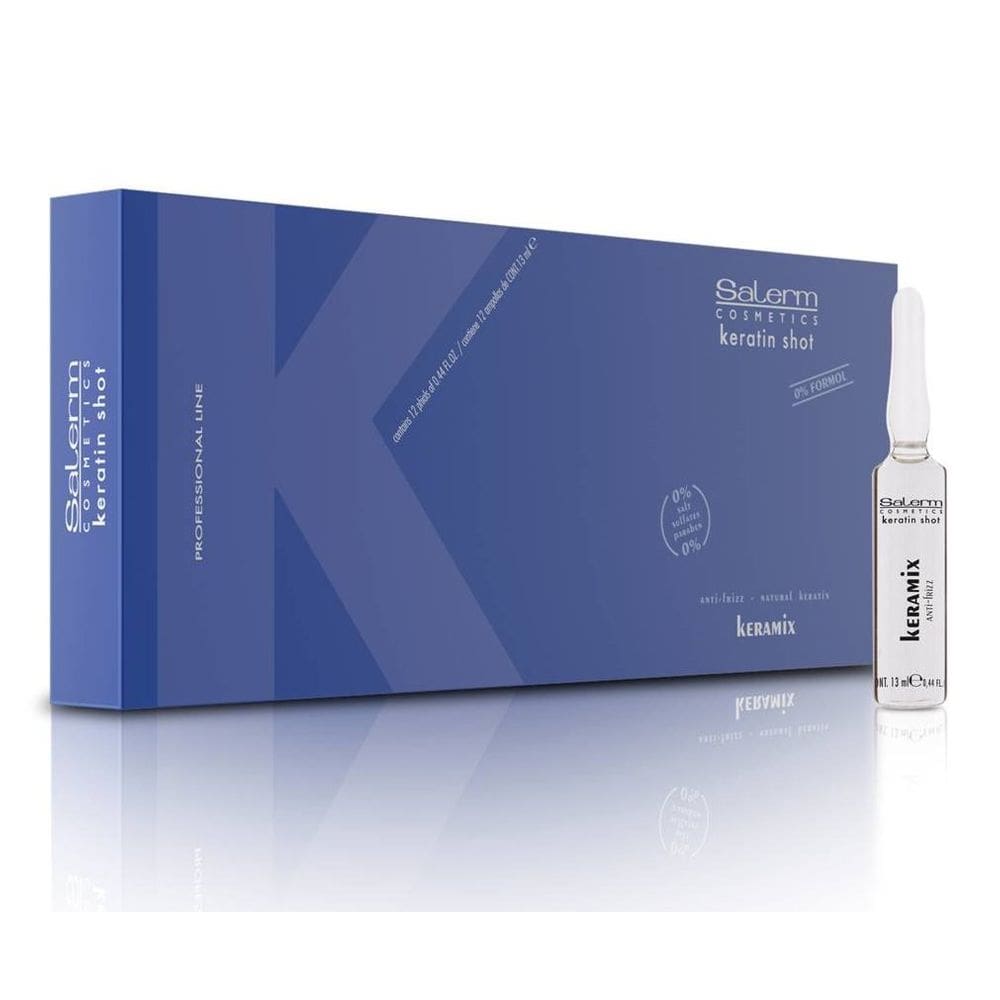 Frascos Keratin Shot KERAMIX Salerm Cosmetics 12 frascos