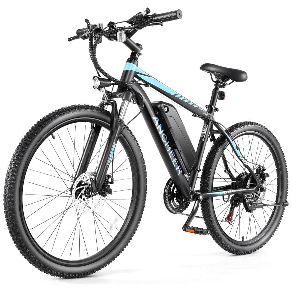 Bicicleta Elétrica ANCHEER Sunshine – Motor Peak 750 W, Bateria Removível 48 V 7,8–10,4 Ah, 21 Velocidades, Pneu 26?, Suspensão Frontal
