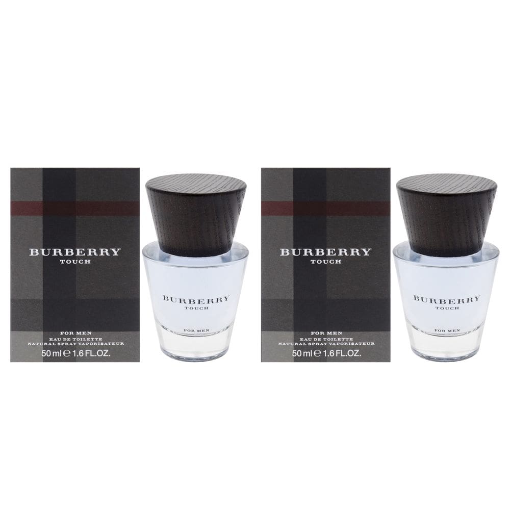Perfume Burberry Touch EDT Spray 50ml para homens, pacote com 2