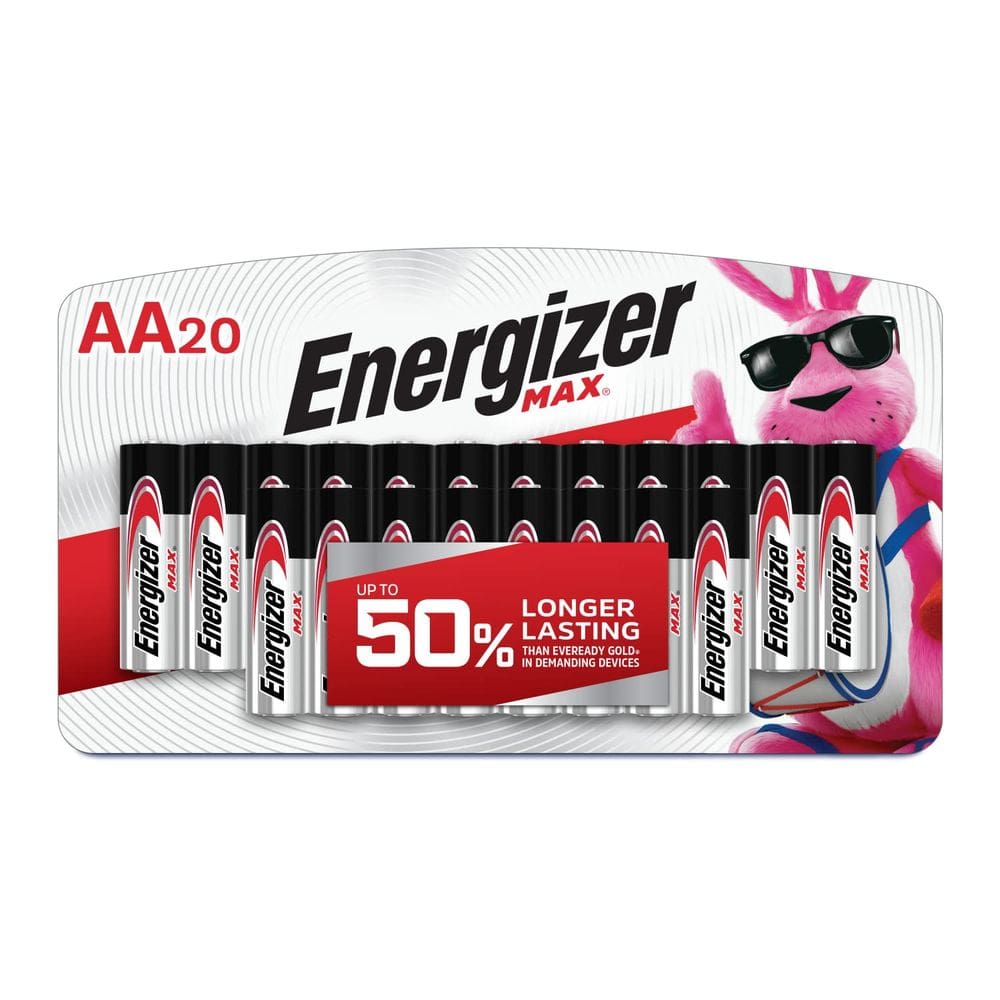 Bateria Energizer Max Double A Alkaline 20 unidades