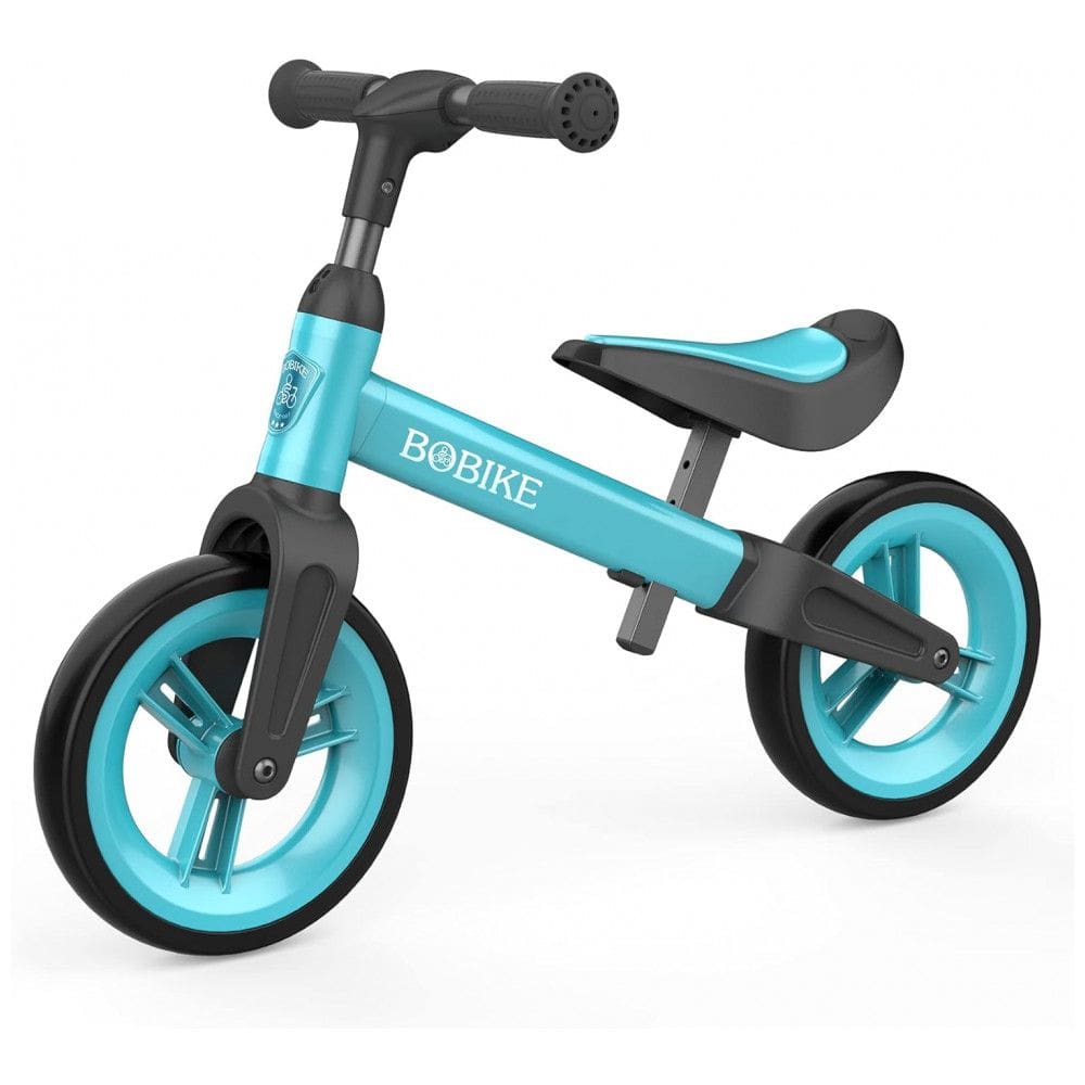 Bicicleta sem Pedal com Assento Ajustável e Guiador para Crianças de 1 a 4 Anos, Bobike, Azul