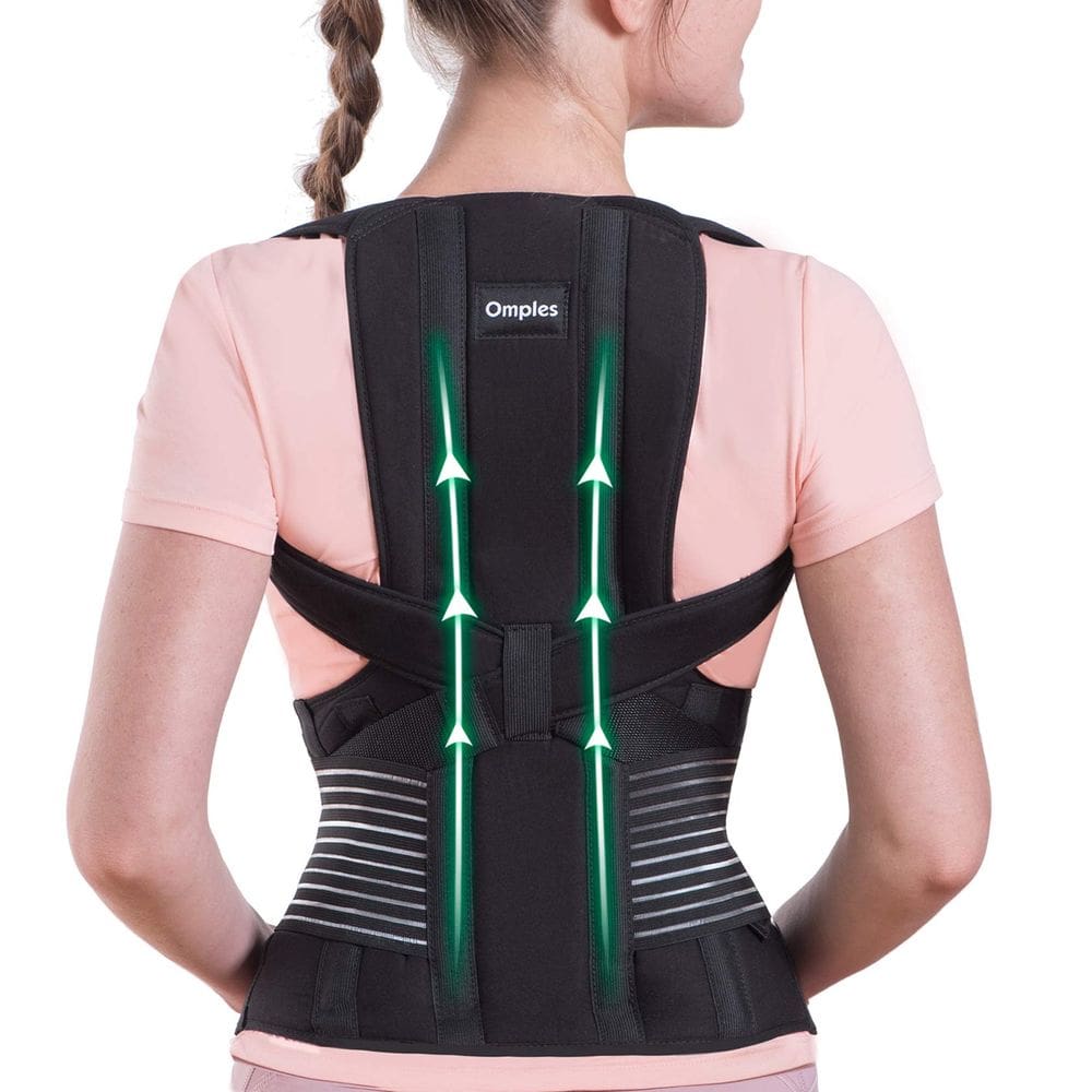 Corretor de postura Omples Toracic Back Brace para mulheres/homens