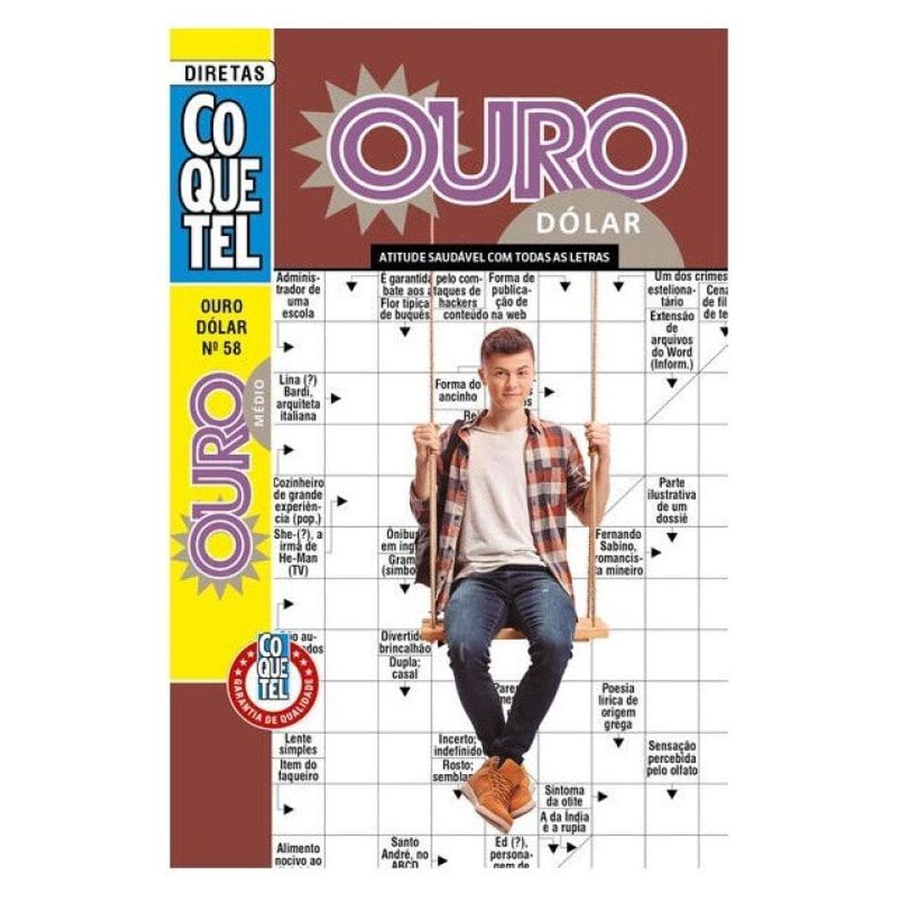 Palavras-Cruzadas Diretas Coquetel Ouro Dólar 58 - Vol. 56