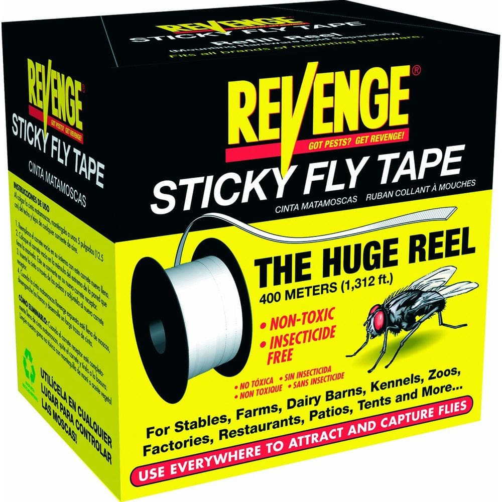 Armadilha adesiva Fly Tape Roxide Revenge Huge Reel de 400 m