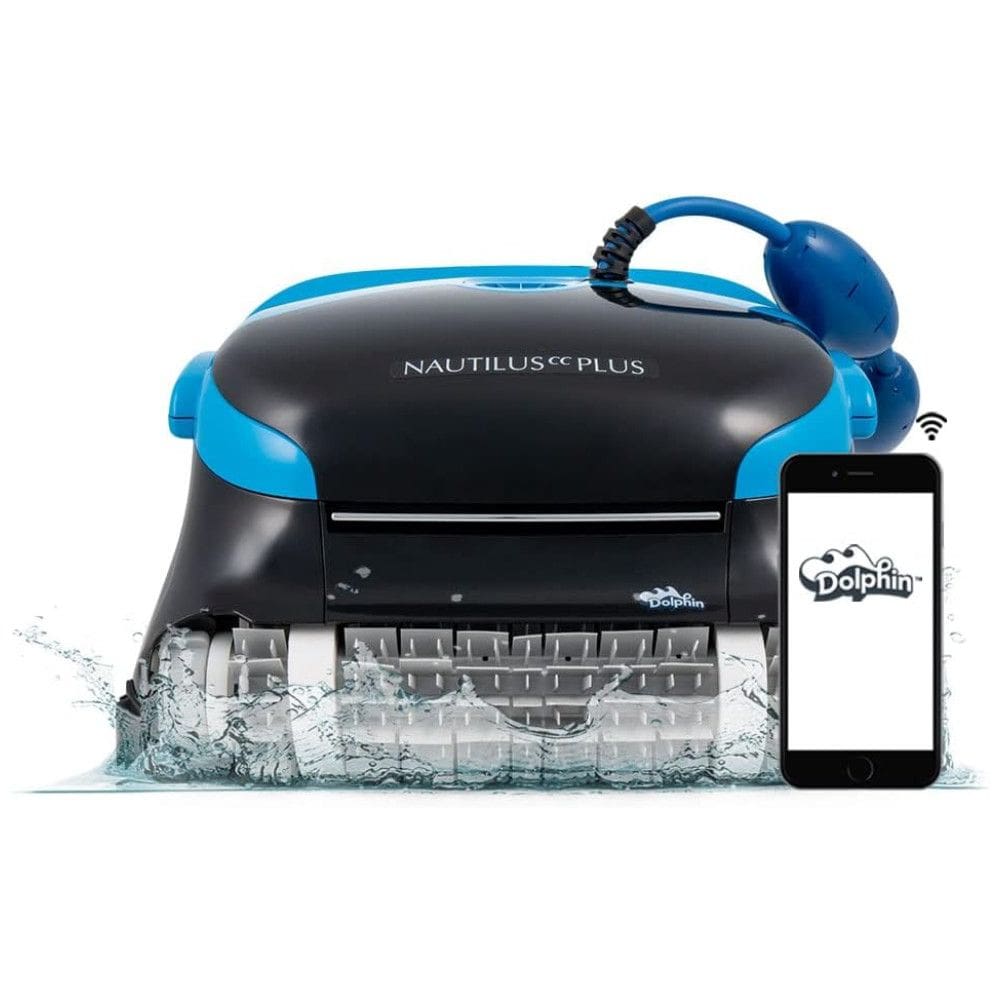 Robô Limpador de Piscina com Controle por APP, Escalada em Parede e Filtros de Carga Superior para Fácil Manutenção, Dolphin Nautilus CC