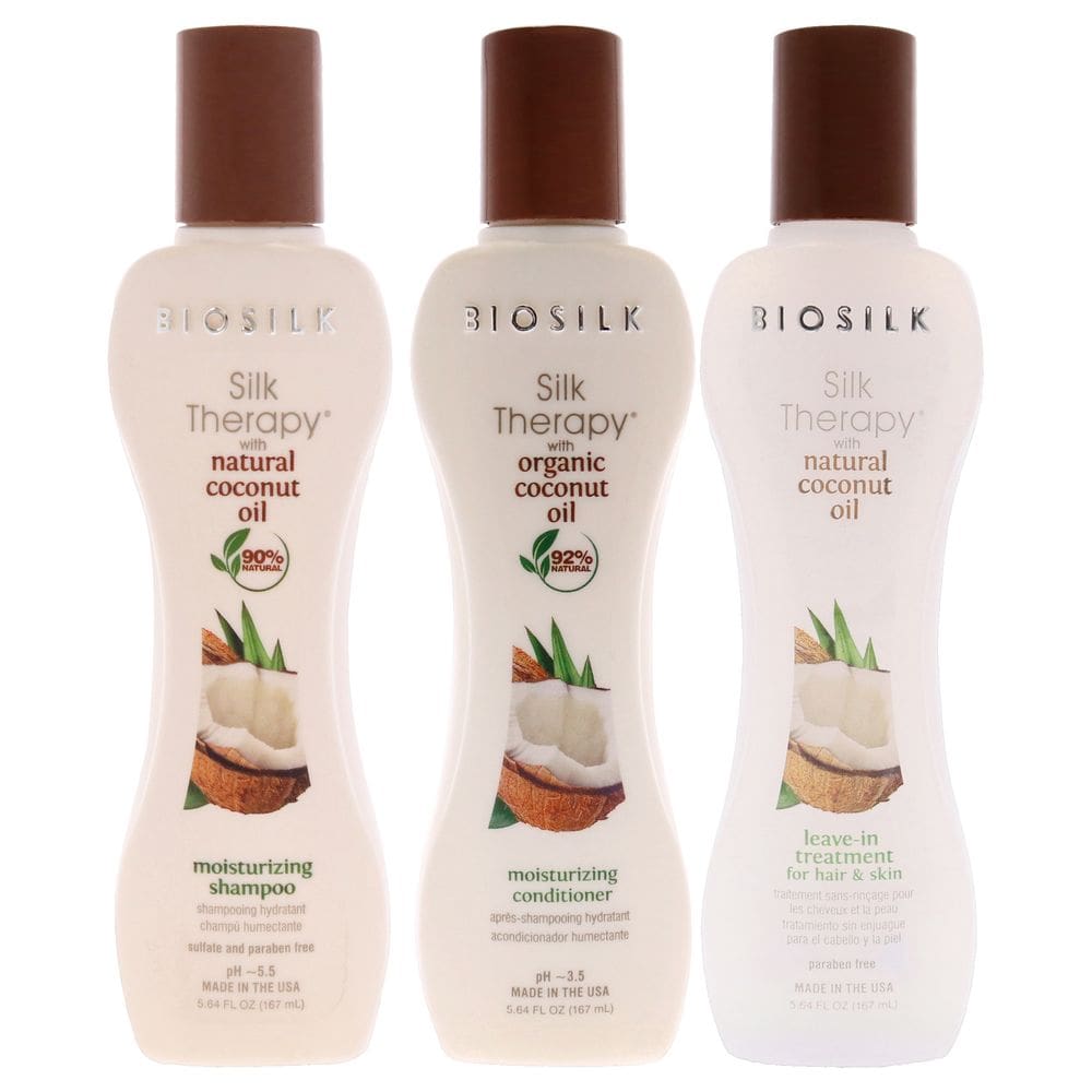 Shampoo Biosilk Silk Therapy com óleo de coco orgânico 350ml