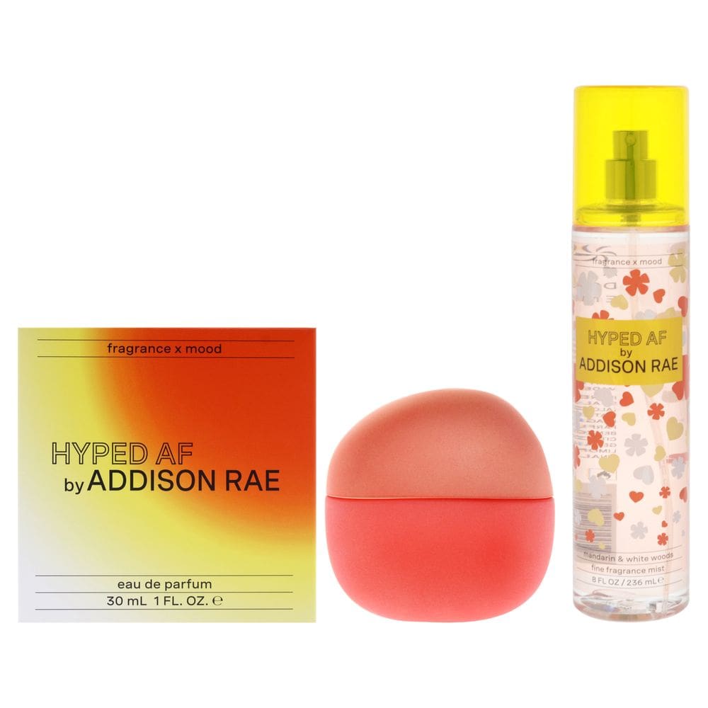 Conjunto de 2 peças de perfume Addison Rae Hyped AF para mulheres
