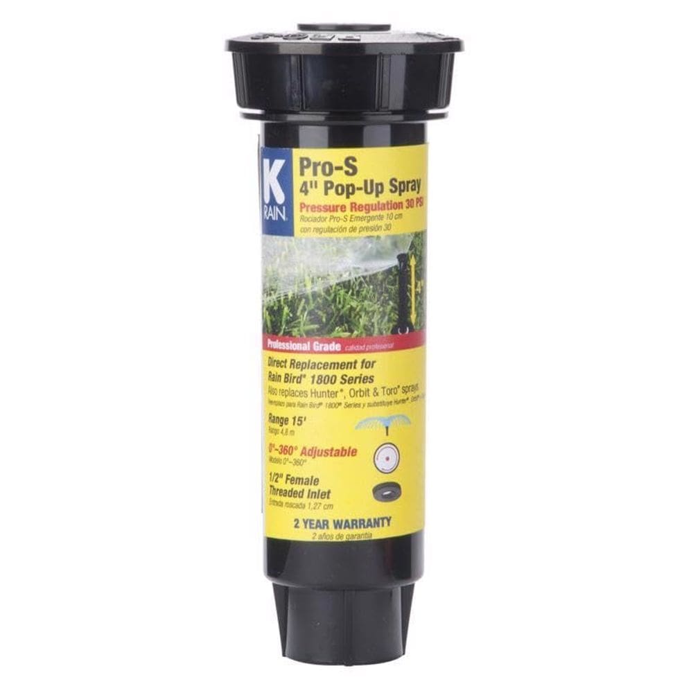 Válvula K-Rain Manufacturing PROS ADJ Spray Head 4”