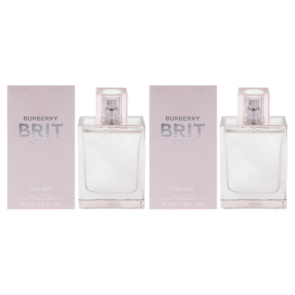 Pacote de 2 perfumes Burberry Brit Sheer para mulheres
