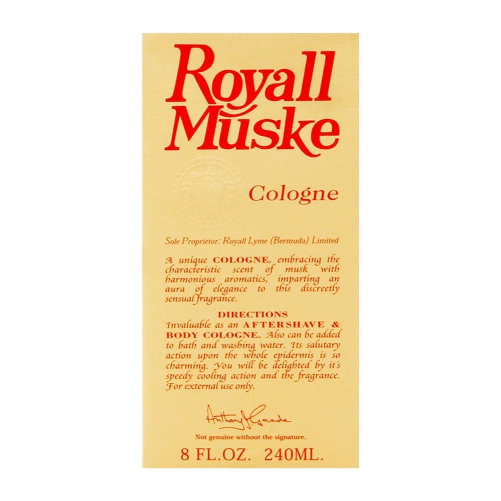 Fragrâncias Cologne Royall Muske by Royall 240 ml para homens