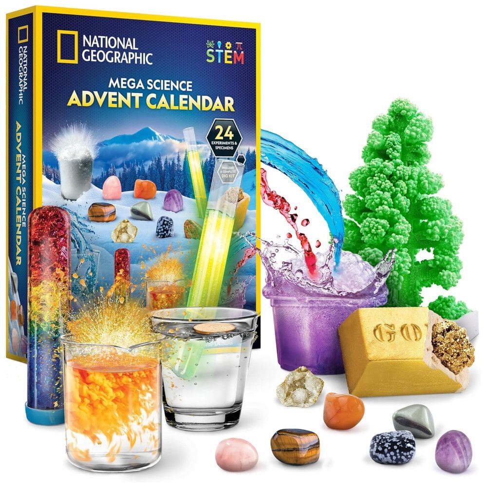 Calendário do Advento com 24 Experimentos Científicos Coleção NATIONAL GEOGRAPHIC