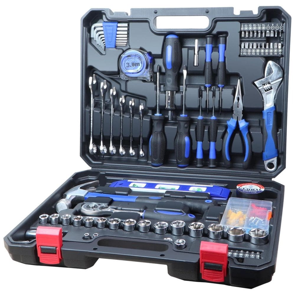 Kit de Ferramentas com Maleta de Transporte, 146 Peças, JAR OWL, Azul