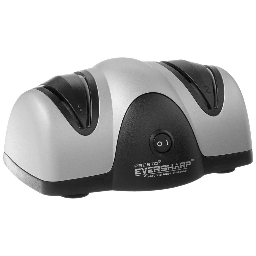 Afiador Elétrico de Facas com 2 Níveis, 110v, PRESTO 08800, Cinza