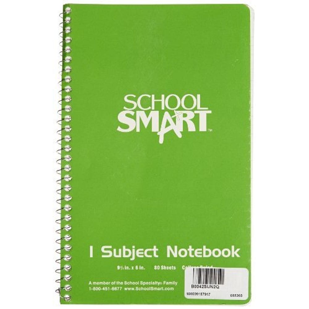 Notebook School Smart Spiral 1 Assunto regido pela faculdade