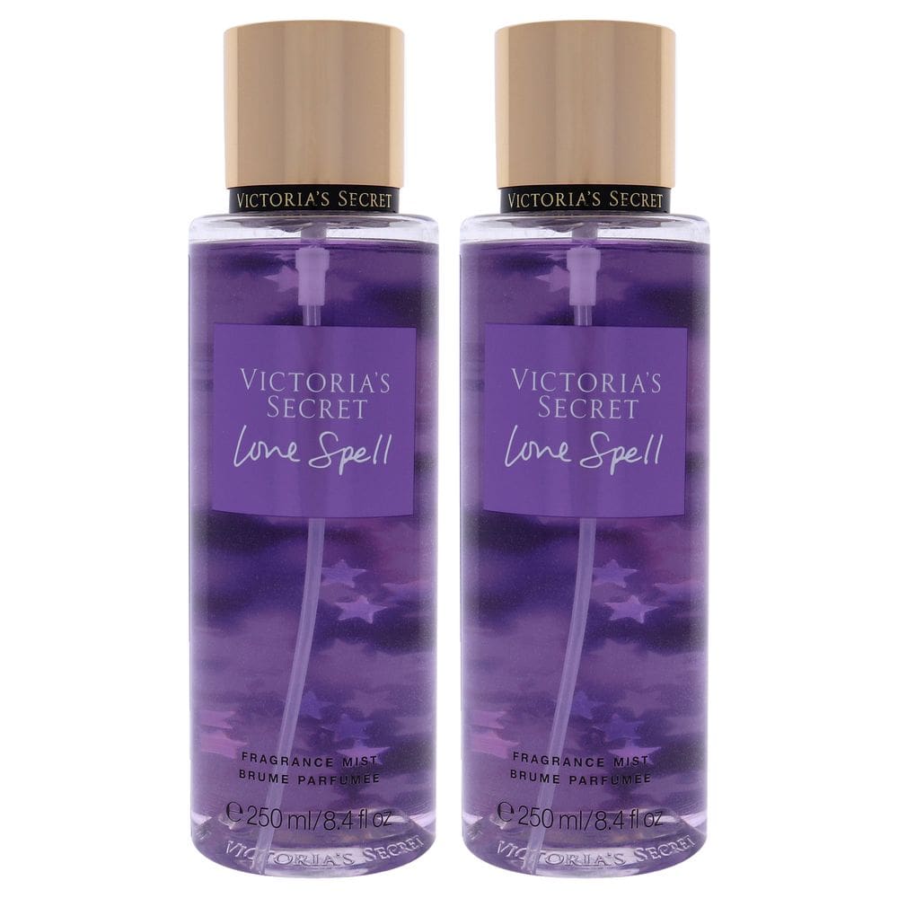 Fragrance Mist Victoria`s Secret Love Spell, pacote de 2 250 ml