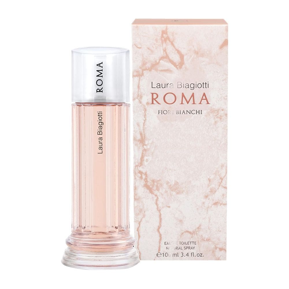 Perfume Laura Biagiotti Roma Fiori Bianchi EDT 100ml para mulheres