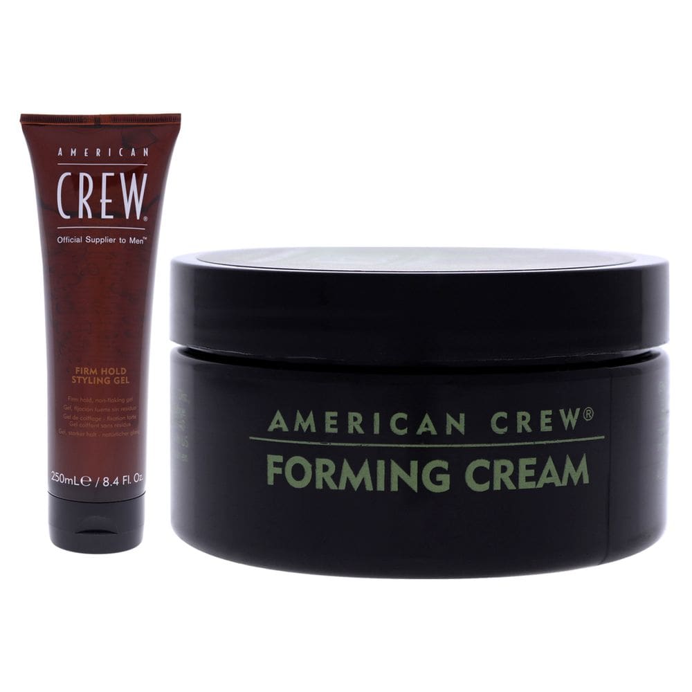 Kit de modelagem de cabelo American Crew Firm Hold Gel & Forming Cream