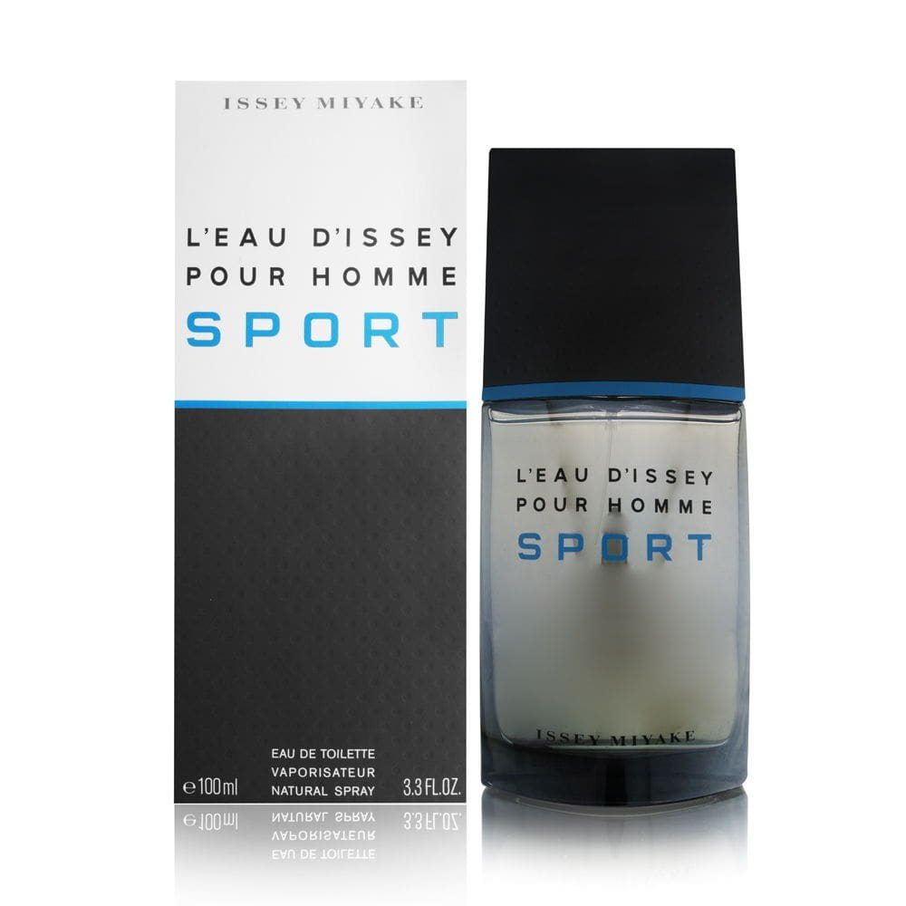 Issey Miyake Eau de Toilette Spray, L`eau D`issey Pour Homme Sport, 100 ml