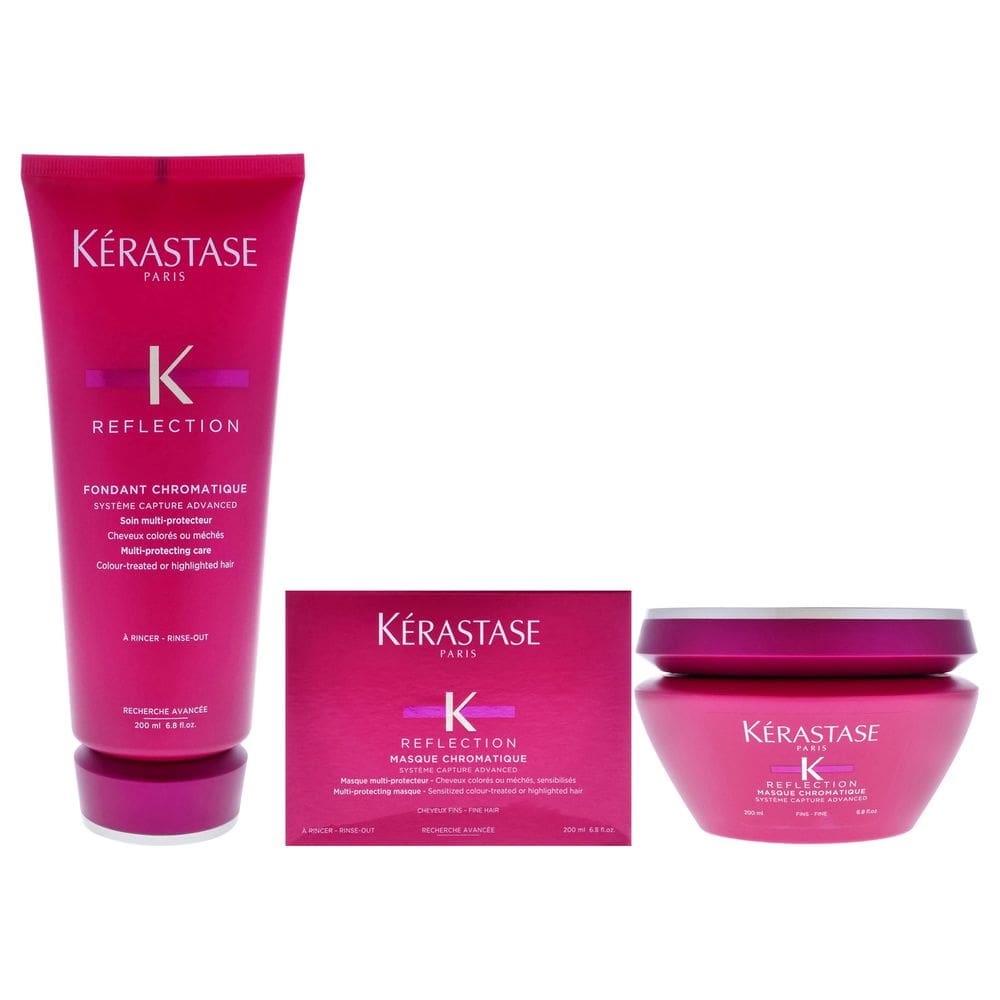 Kit de reflexão capilar Kerastase Masque Chromatique 2 peças unissex