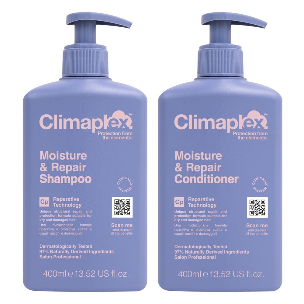 Conjunto de shampoo e condicionador Climaplex Moisture and Repair