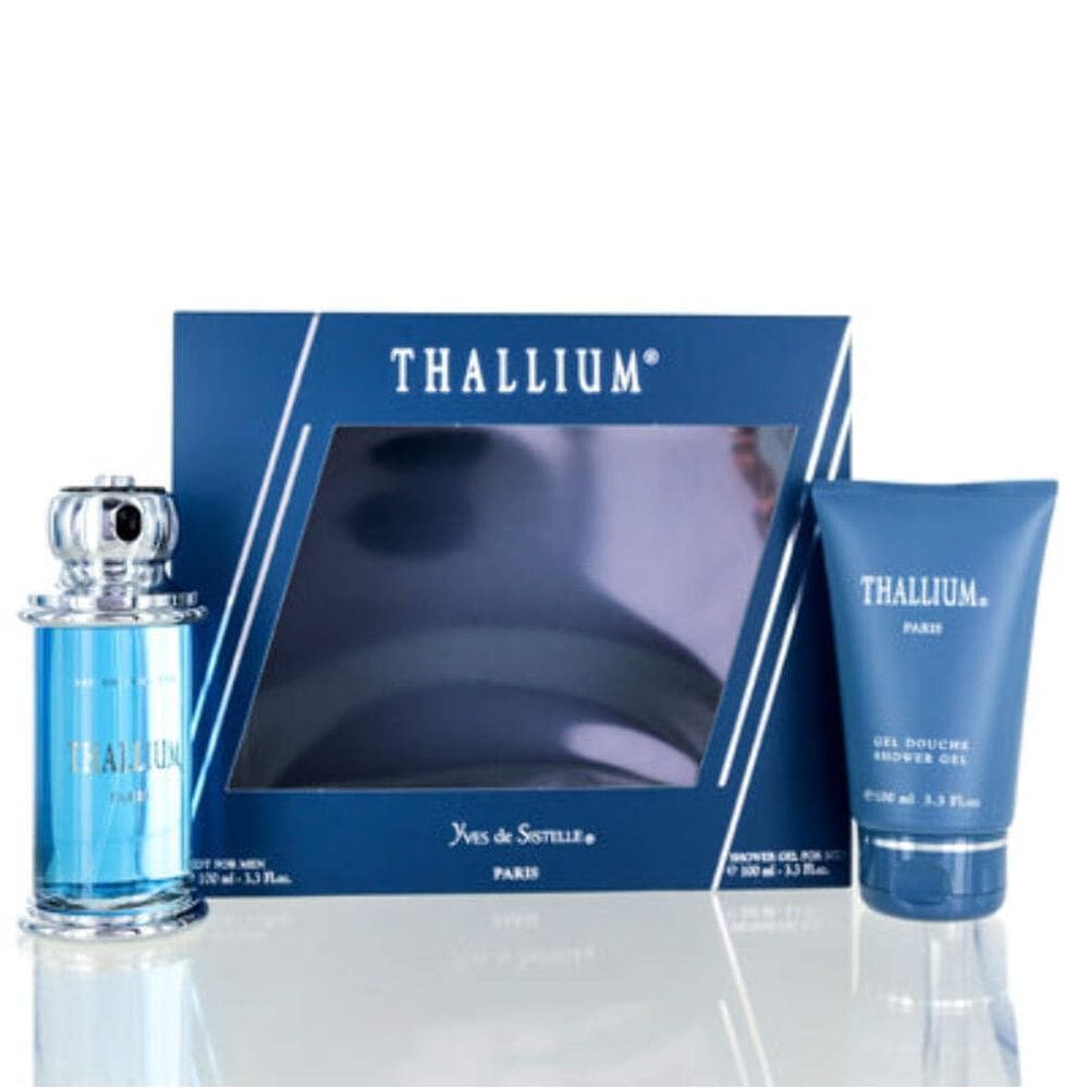 Perfume Yves De Sistelle Thallium para homens, conjunto de presente de 100 ml