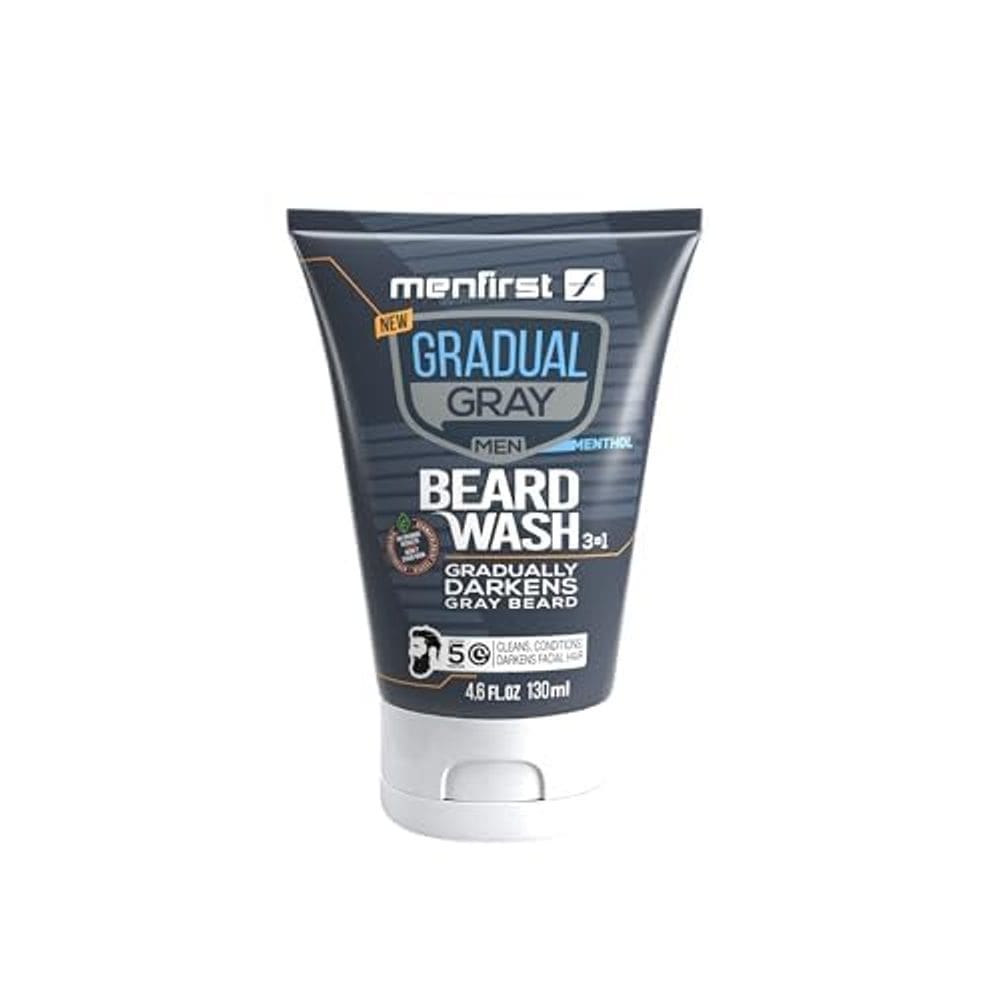 Beard Wash MENFIRST Gradual Grey Darkening para homens 135 ml