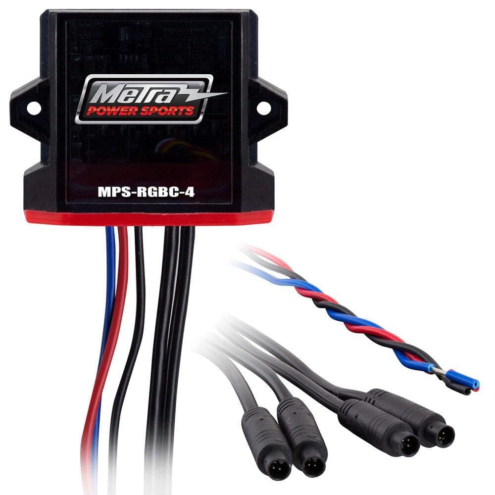 Controlador LED RGB Metra Powersports Waterproof MPS-RGBC-4