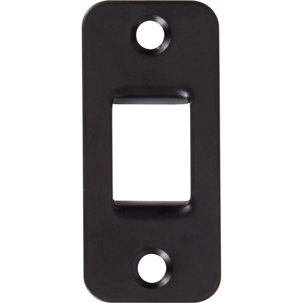 Fechadura de porta Strike Plate Stone Harbor Hardware Preto fosco