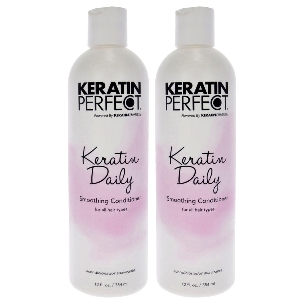 Condicionador Keratin Perfect Daily Pack com 2 unidades para combater o frizz
